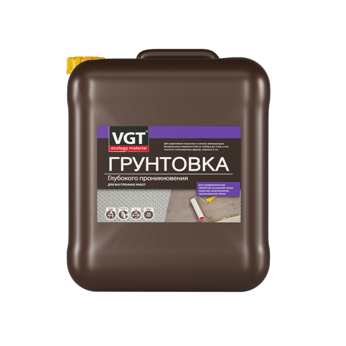 Грунт глубокого проникновения для внутр.работ VGT ВГТ 1 кг,