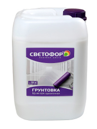Светофор Грунтовка ВД-АК-024 пропиточная (эконом), 10 кг, оттенок, укрепляющая для наружных работ
