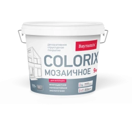 Bayramix Байрамикс Мозаичное покрытие Colorix, 9 кг, оттенок CLP 414, Колорикс декоративная штукатурка для внутренних работ