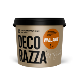 колер Декоративное покрытие с эффектом бетона WALL ARTE Decorazza 6 кг, защитно-декоративная, колеруемая для стен и потолков