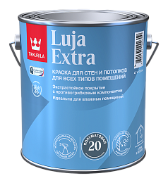 Моющаяся полуматовая краска LUJA EXTRA 20